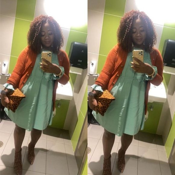 A New Day Women's Long Sleeve Tent Mini Dress Purple Floral Print Belted Small - Picture 7 of 13